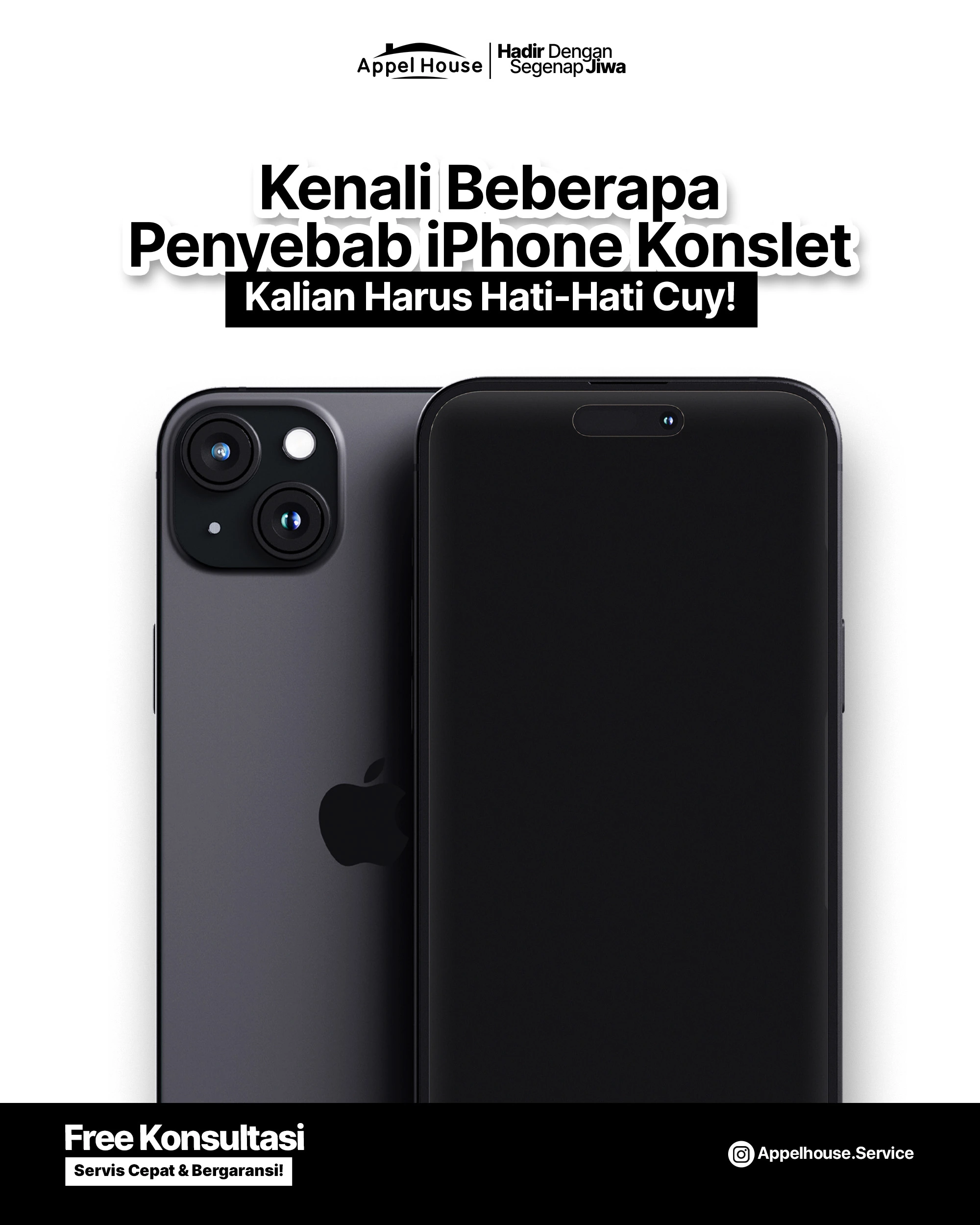 Penyebab iPhone Konslet pada iPhone