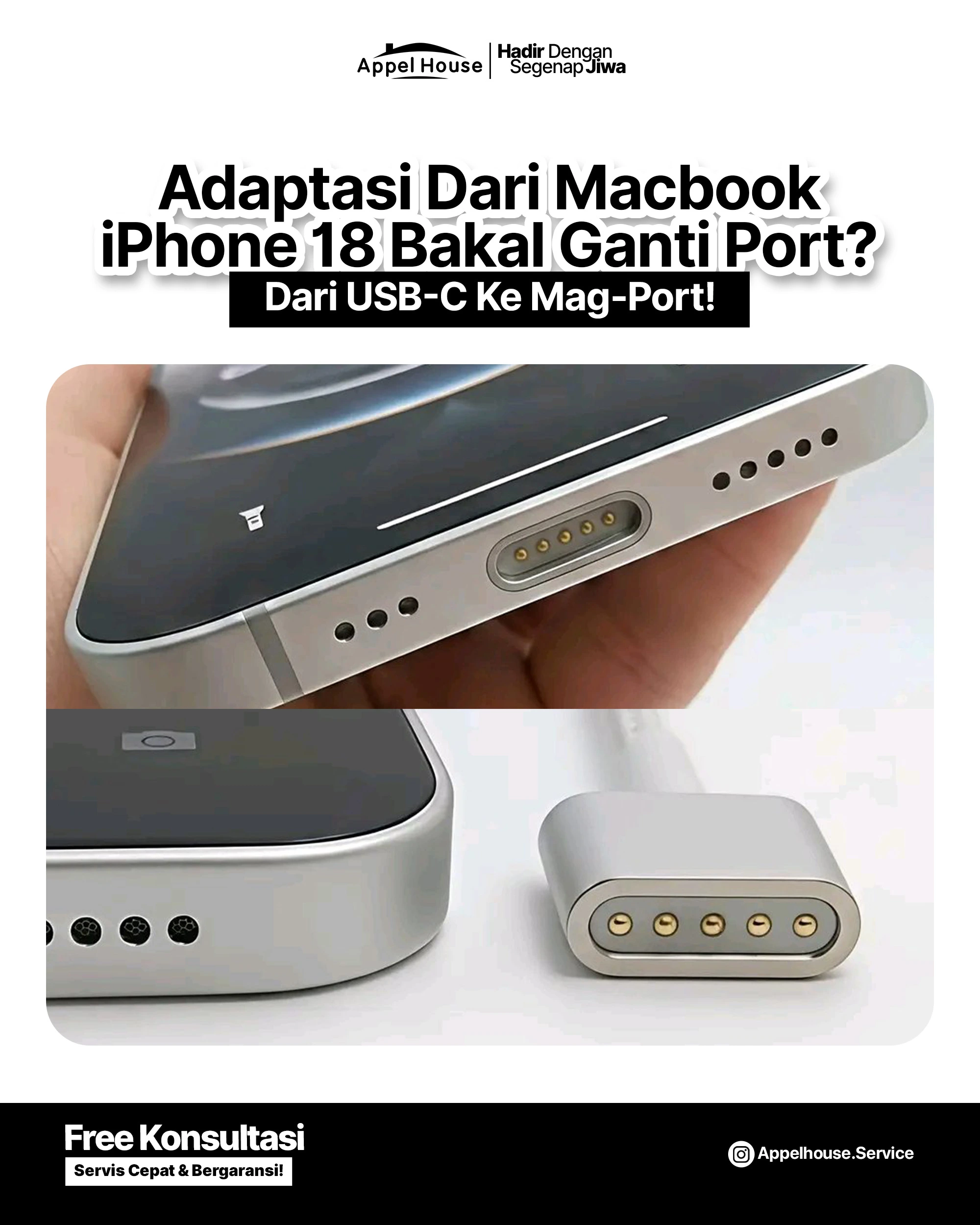 iPhone 18 Menggunakan Port Charger MacBook, Benarkah?
