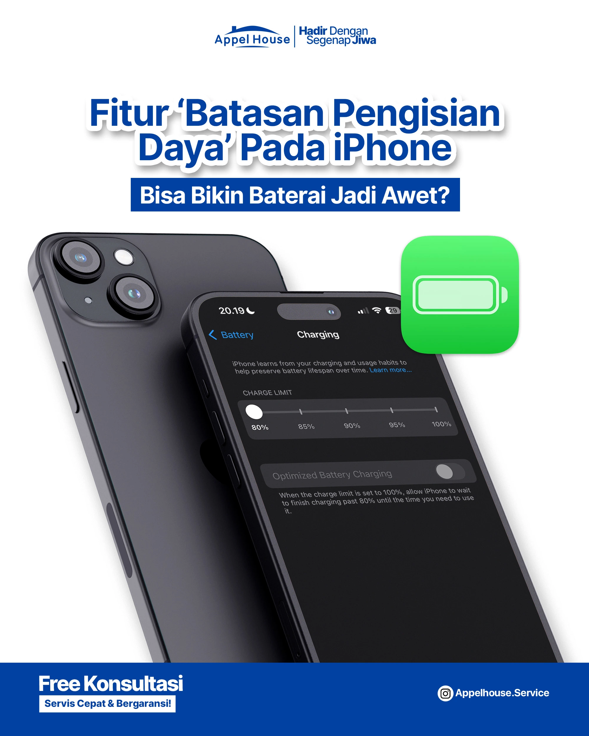 Fitur Batasan Pengisian Daya pada iPhone: Benarkah Bikin Awet?