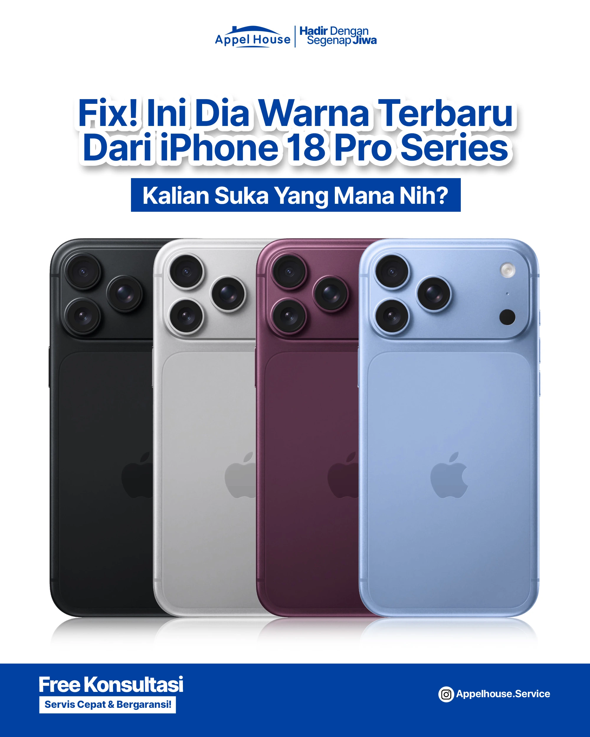 Bocoran Warna iPhone 18 Pro Series: Mana Favorit Kamu?
