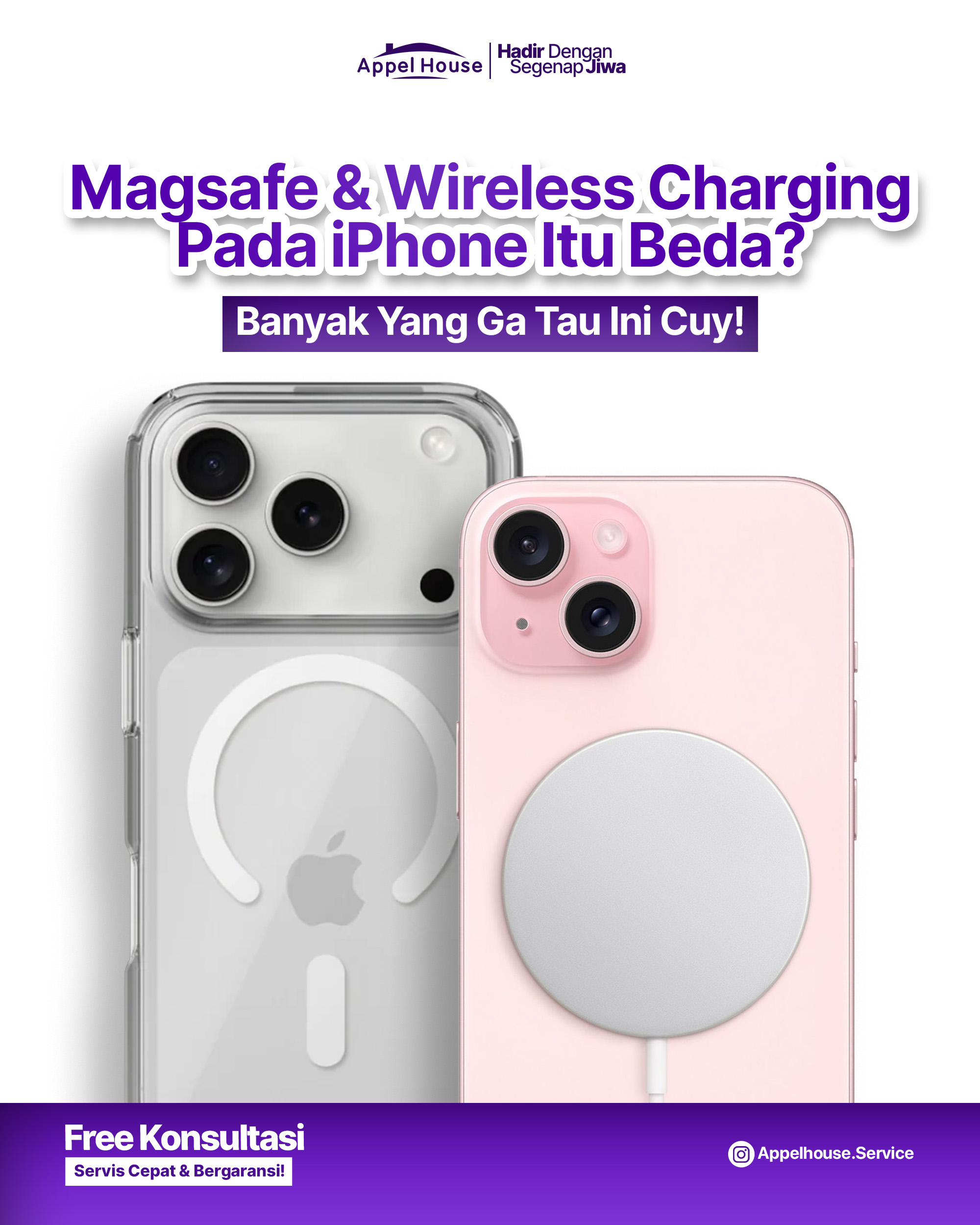 Perbedaan MagSafe dan Wireless Charging