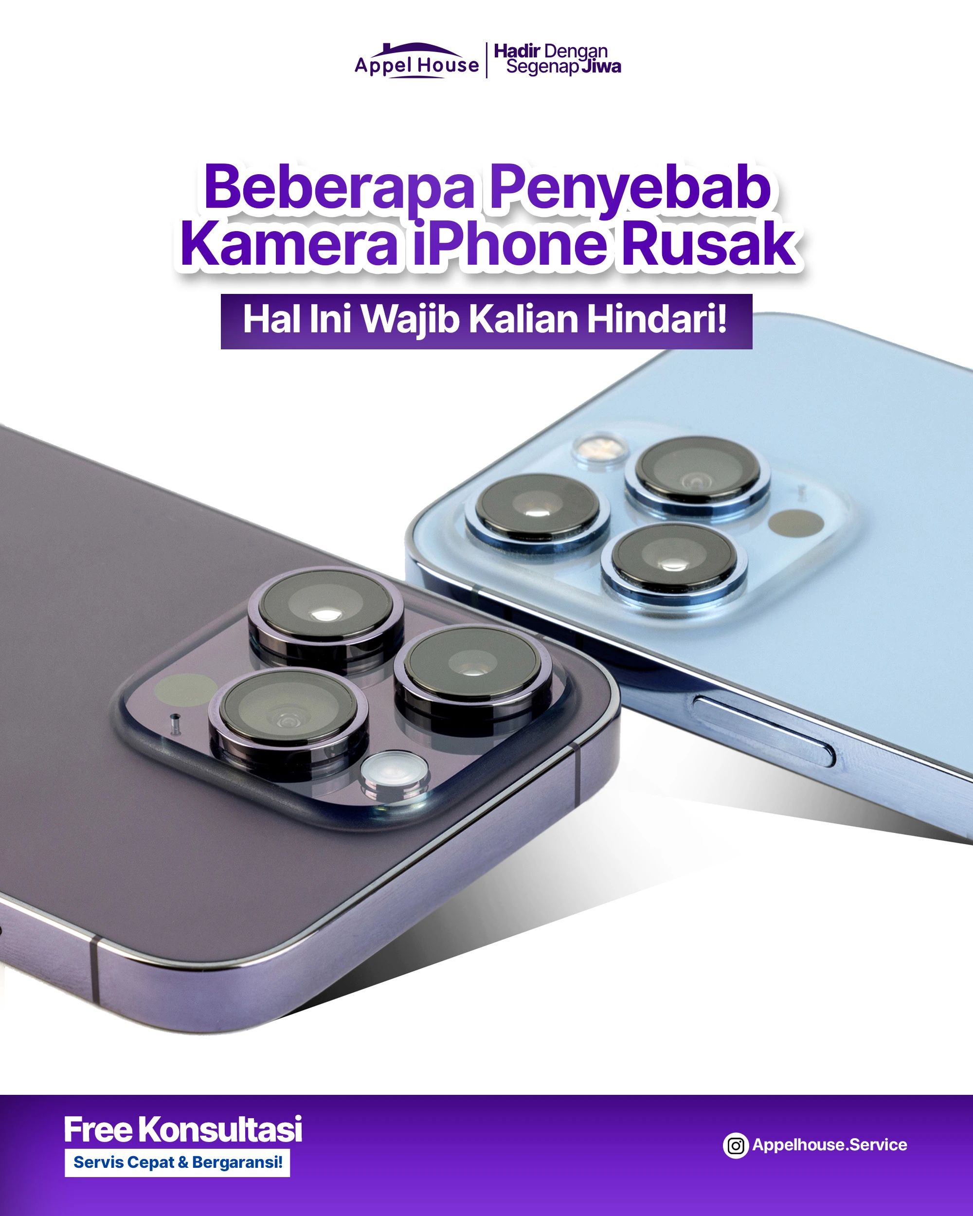 Penyebab Kamera iPhone Rusak