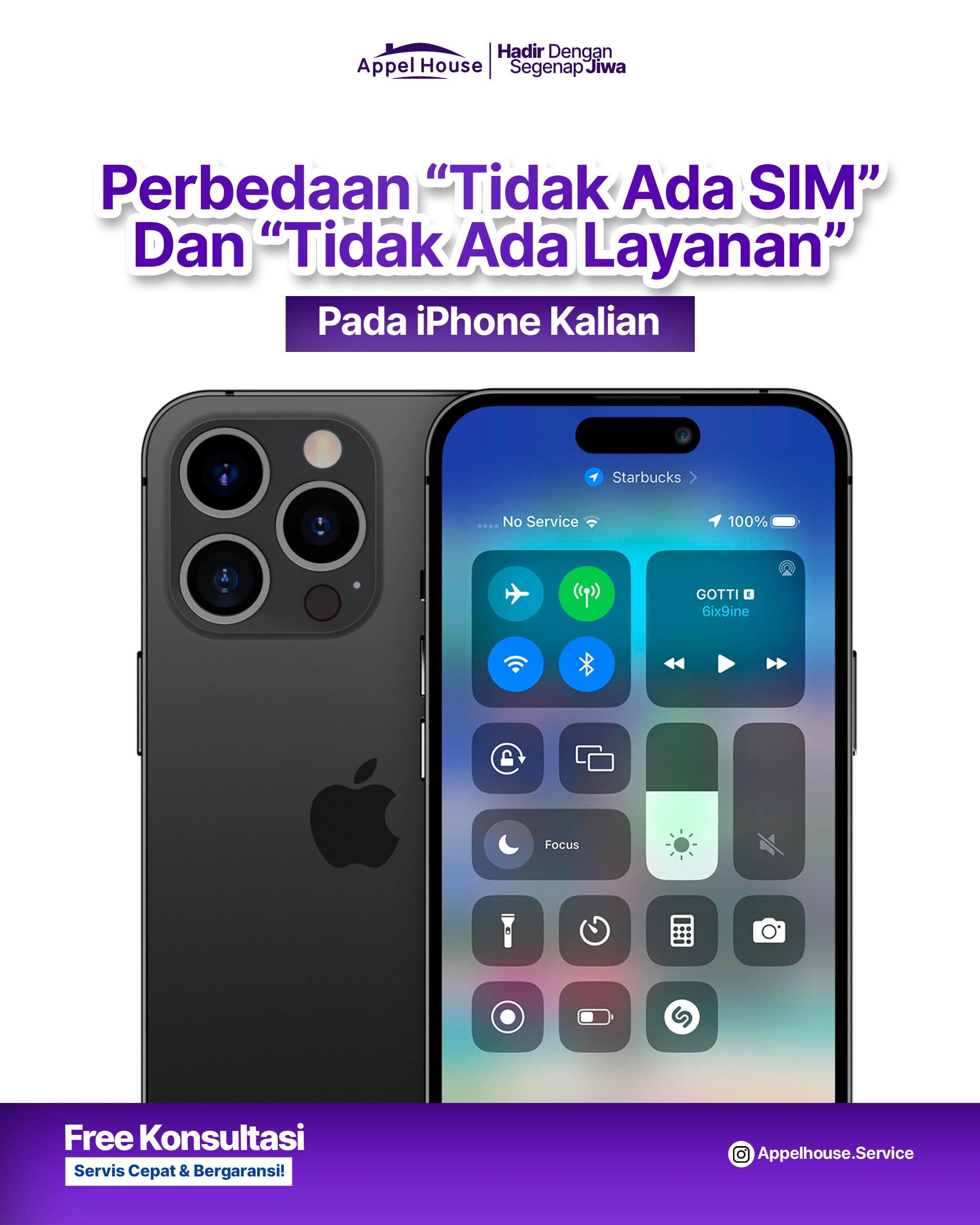 Bingung dengan notifikasi “Tidak Ada SIM” atau “Tidak Ada Layanan” di iPhone? Ketahui perbedaan, penyebab, dan cara mengatasinya agar iPhone kembali normal.