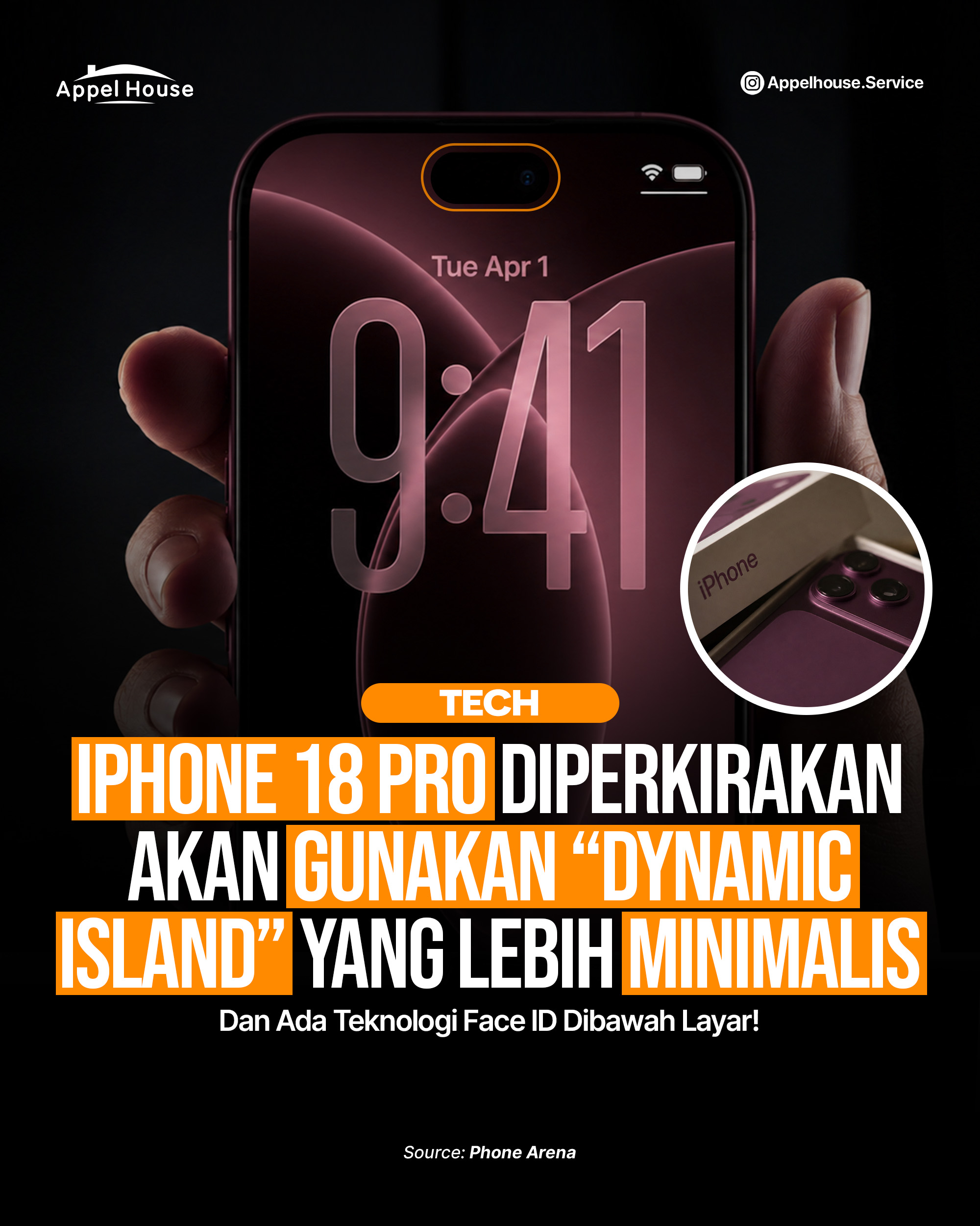 Dynamic Island iPhone 18