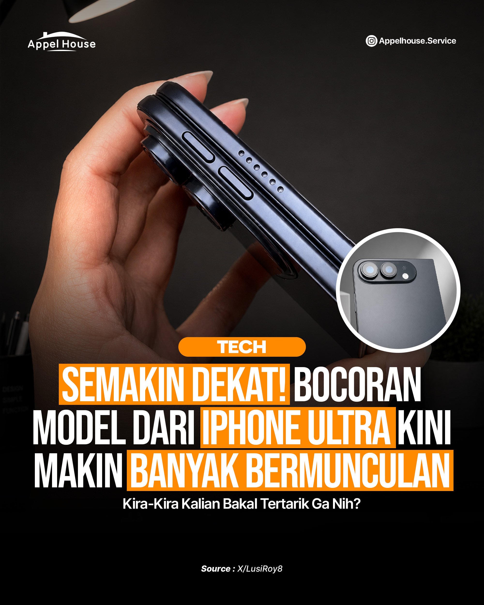 Bocoran iPhone Ultra