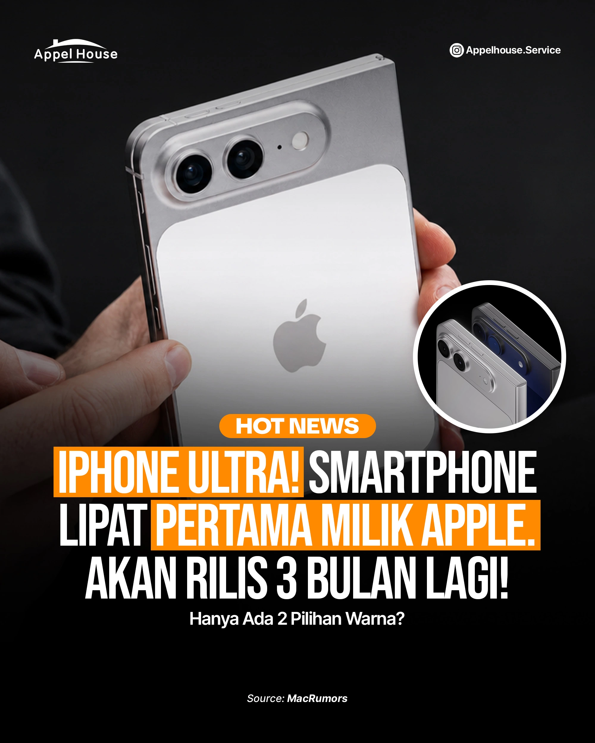 iPhone Ultra! iPhone Lipat Pertama