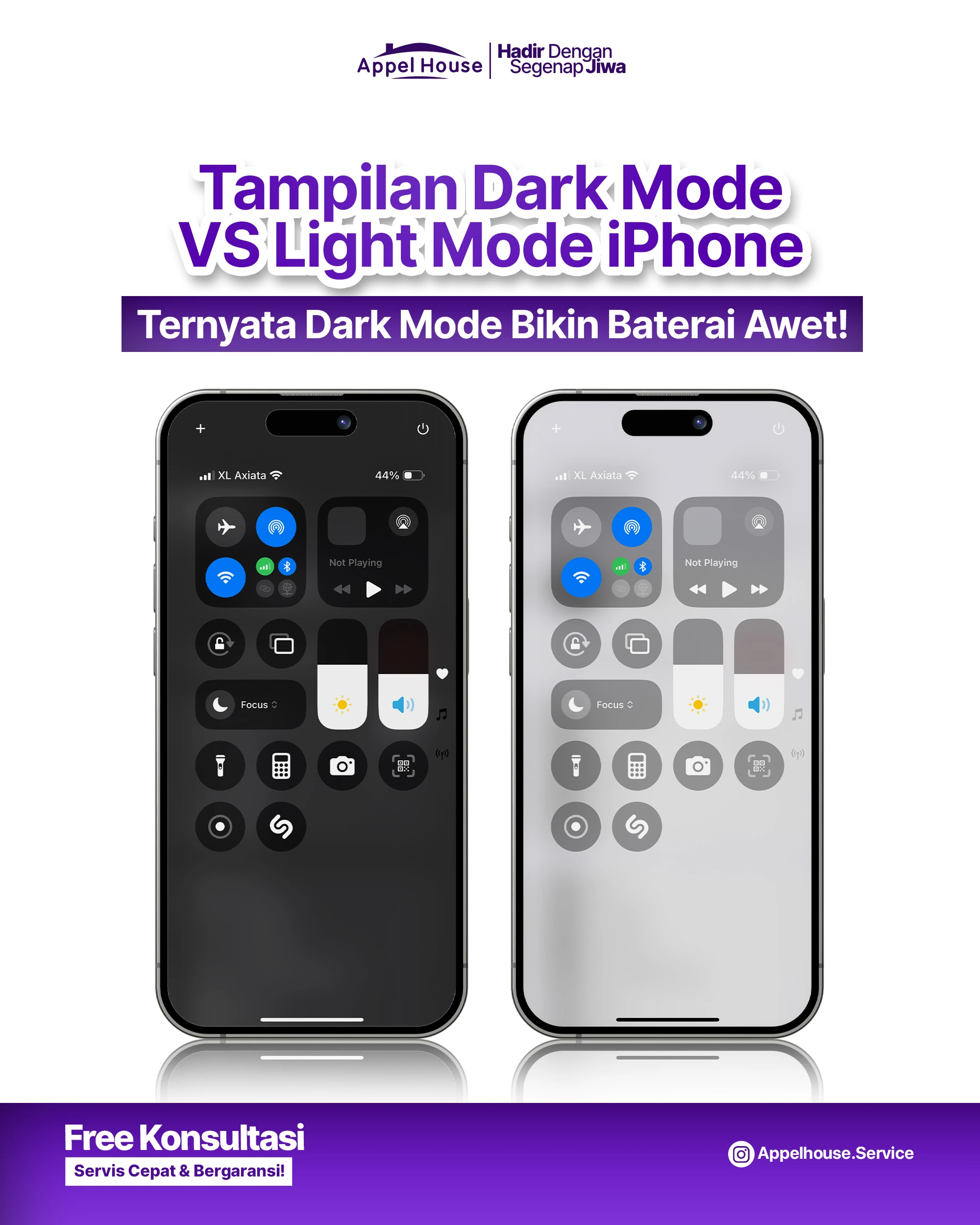 Dark Mode VS Light Mode iPhone