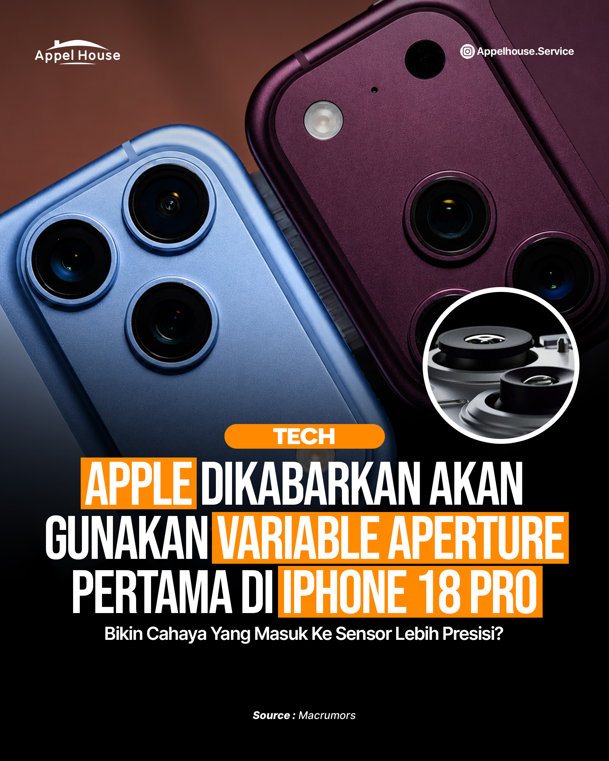Kamera iPhone 18 Pro